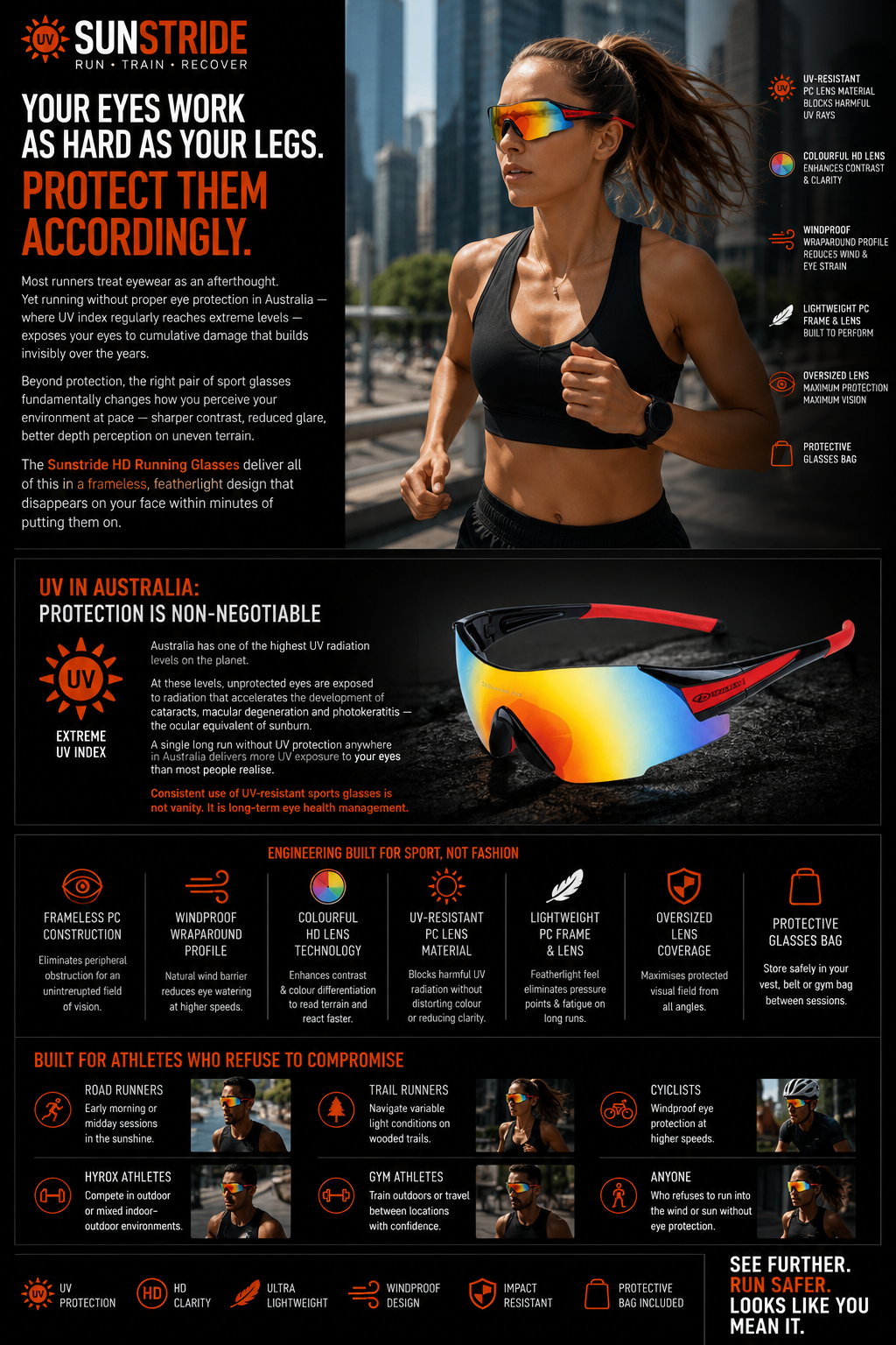 HD Running Sunglasses