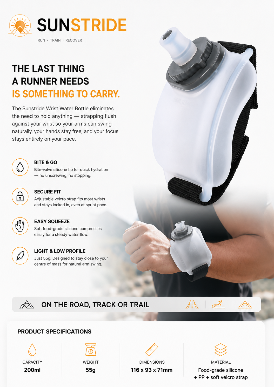 Wrist Water Bottle
