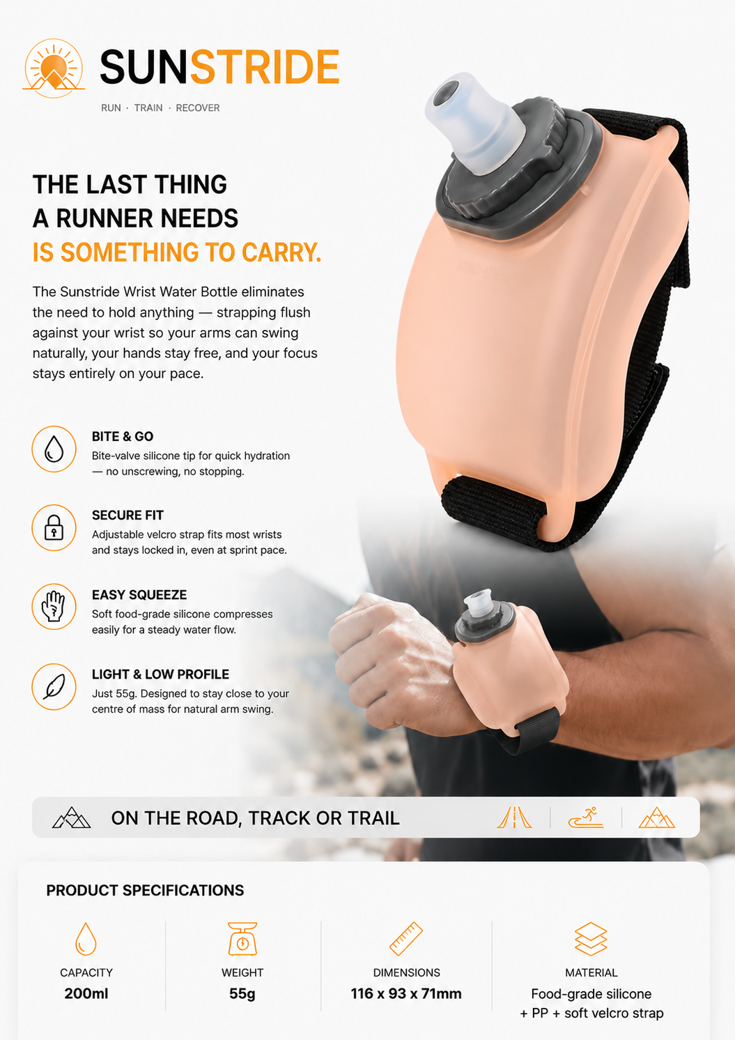 Wrist Water Bottle