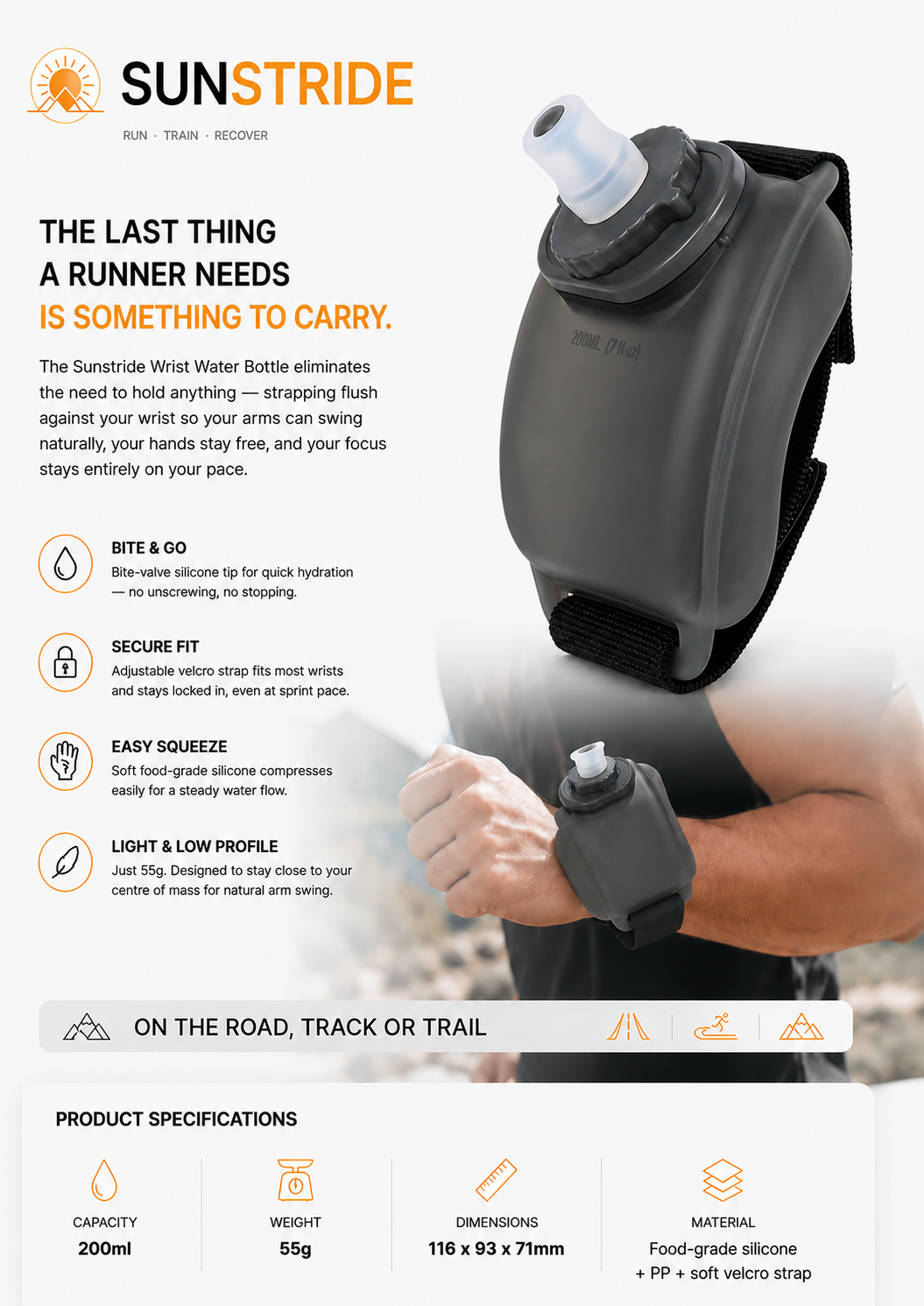 Wrist Water Bottle