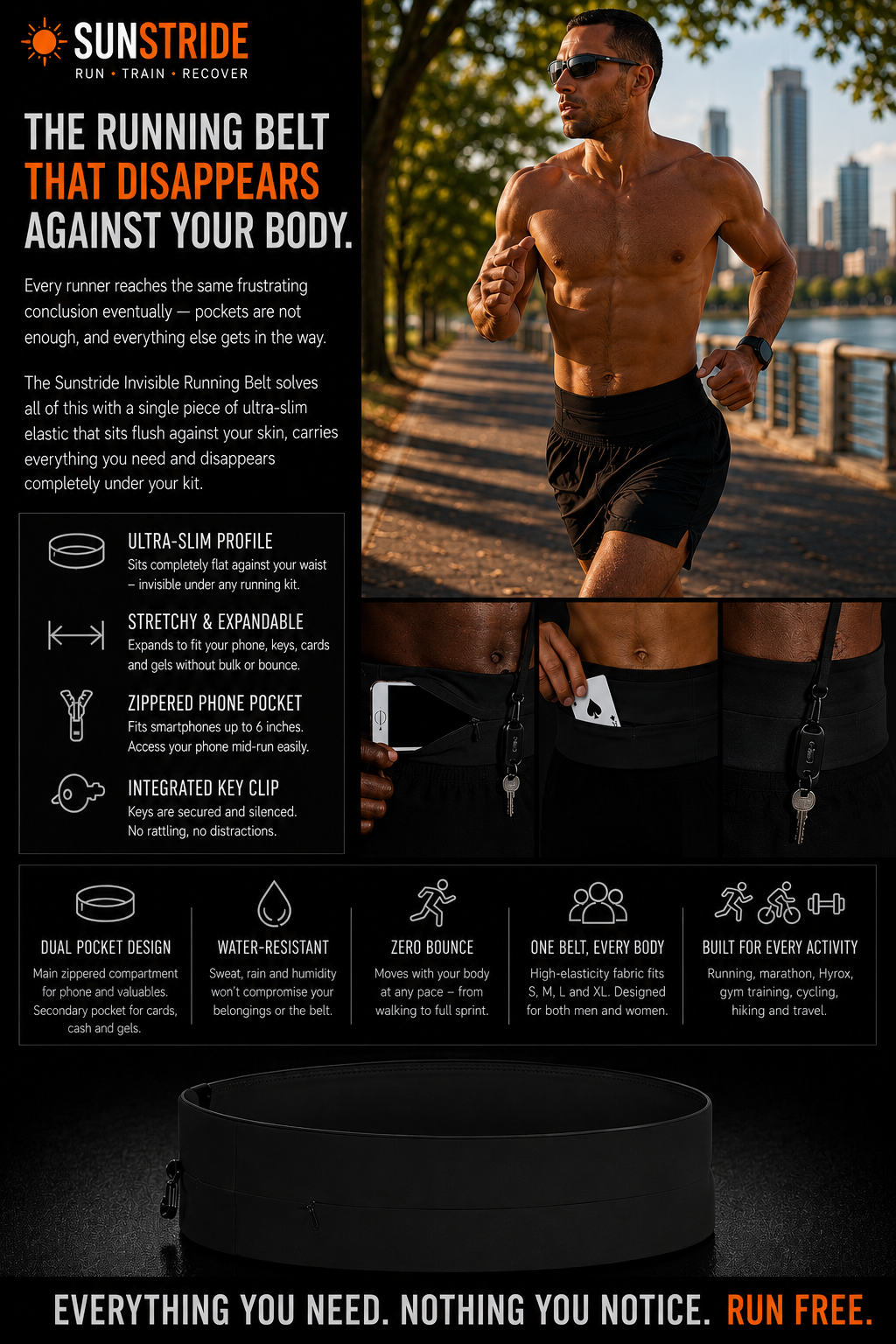 Invisible Running Belt